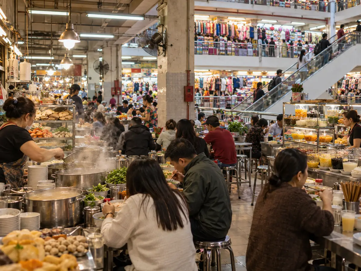Illustration of An Dong Market