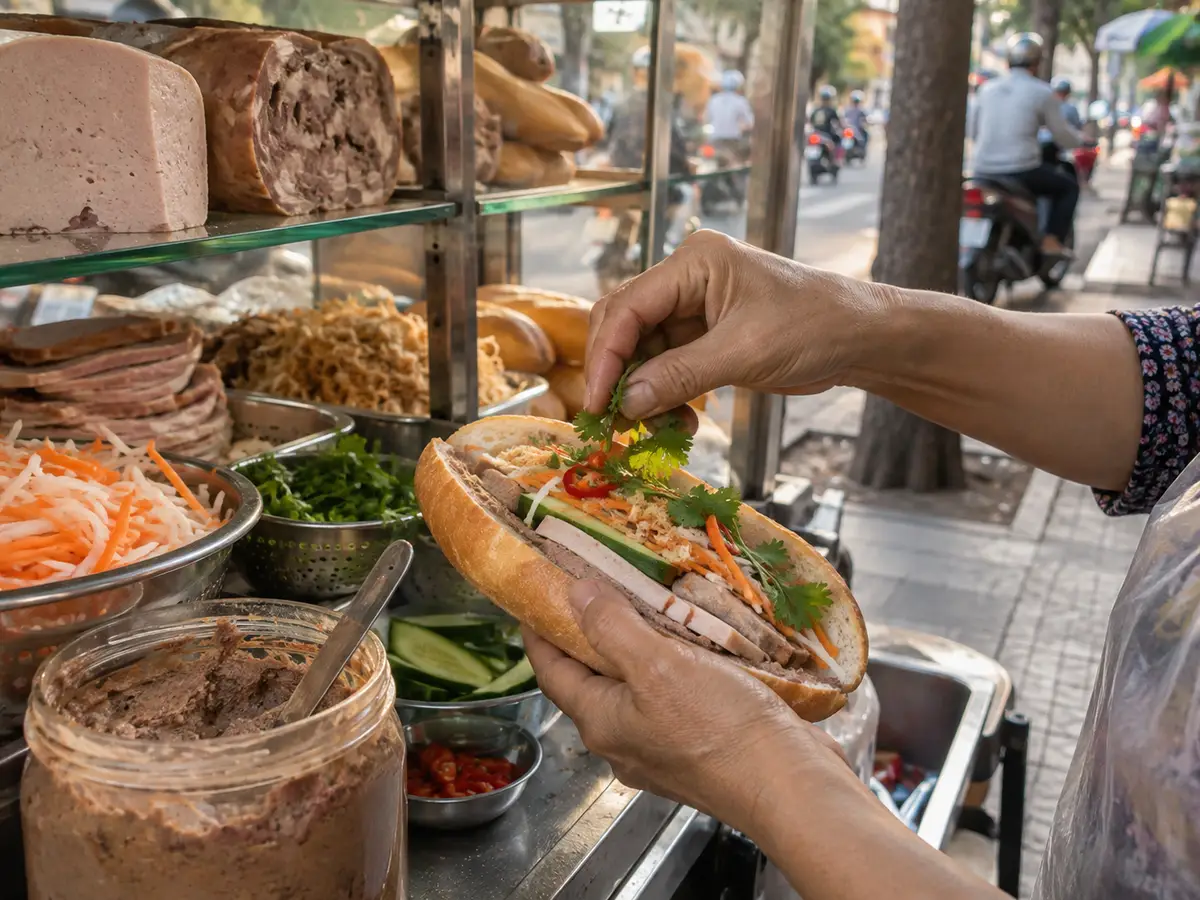 Illustration of Banh Mi Bay Ho