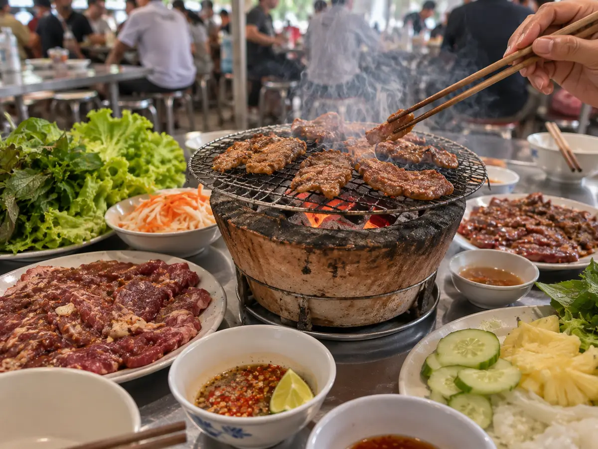 Illustration of Bo Nuong Lac Canh