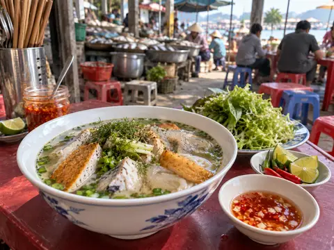 Illustration of Bun Ca Nam Beo