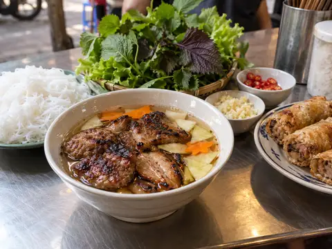 Illustration of Bun Cha Dac Kim