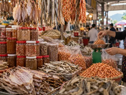 Illustration of Han Market Local Food Specialties