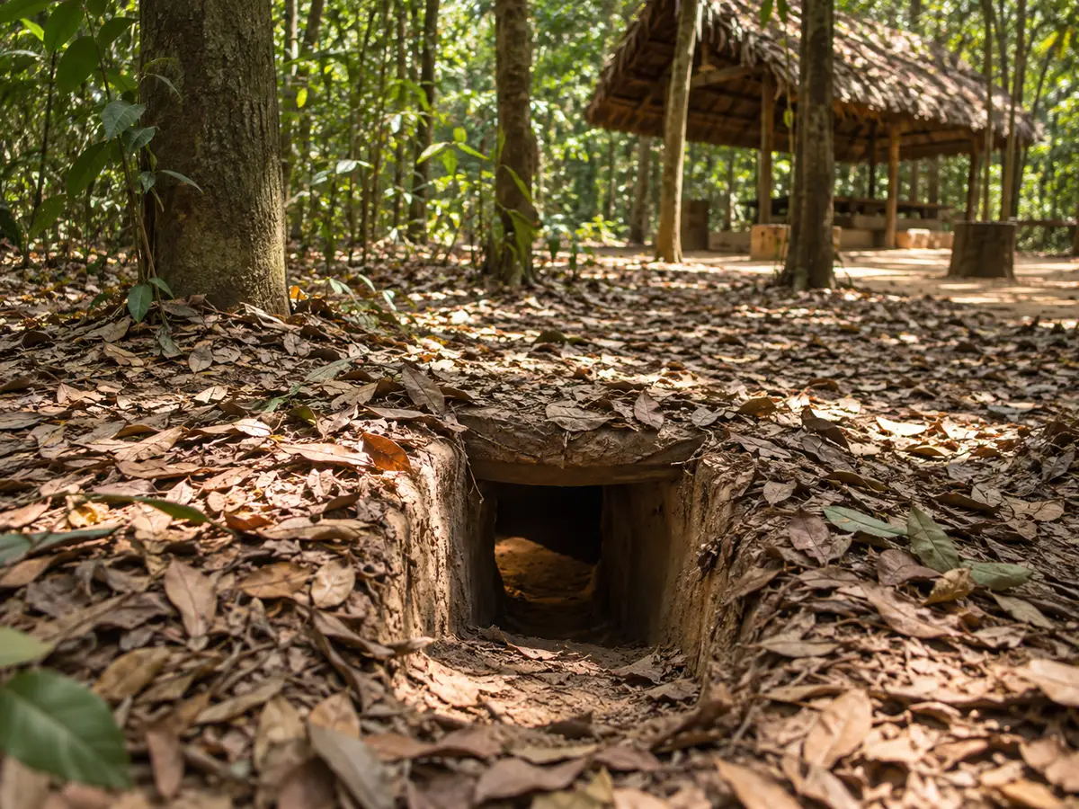 Illustration of Cu Chi Tunnels