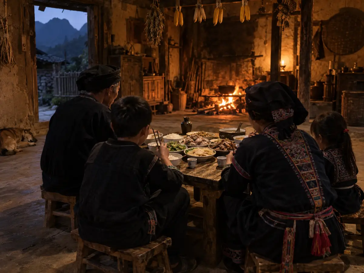 Illustration of Nam Dam Dao Homestay and Family Meal