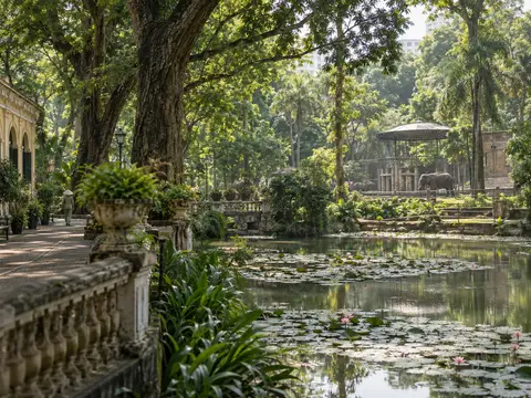 Illustration of Saigon Zoo and Botanical Gardens