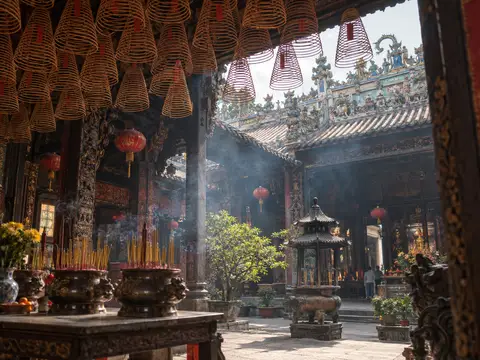 Illustration of Thien Hau Temple